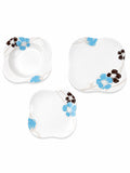 Servizio di Piatti 12 Posti in Porcellana New Bone China "Claudine" – Le Perle