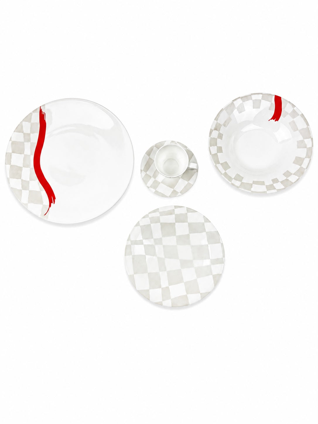 Servizio di Piatti 12 Posti in Porcellana New Bone China – Mondì
