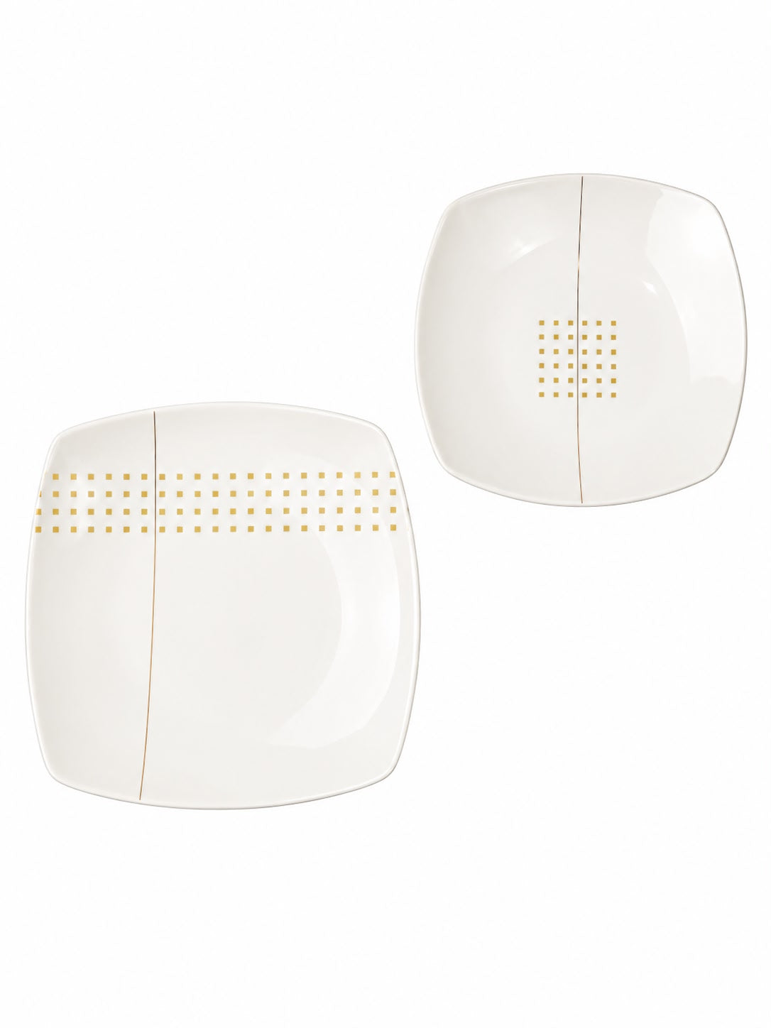 Servizio di Piatti 12 Posti "Joy" in Porcellana Bone China – Le Perle