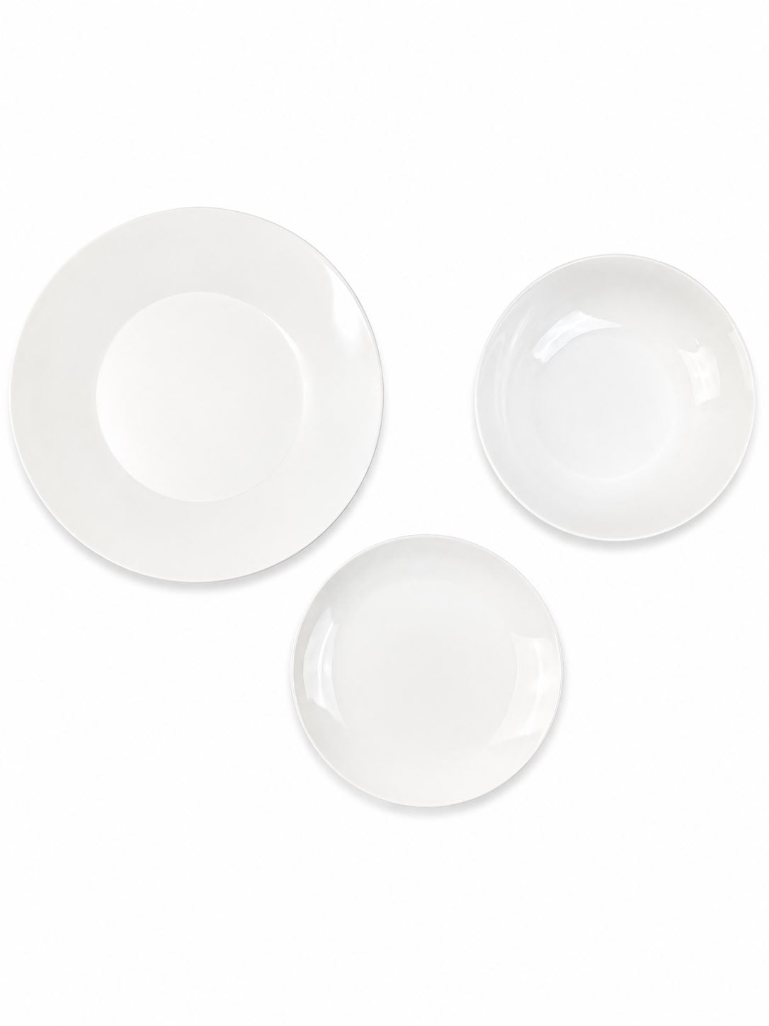 Servizio di Piatti 6 Posti in Porcellana Bone China – Hervit