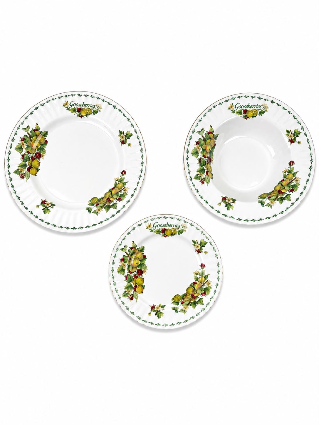 Servizio di Piatti in Porcellana Bone China  12 Posti "Covent Garden" – Royal Albert