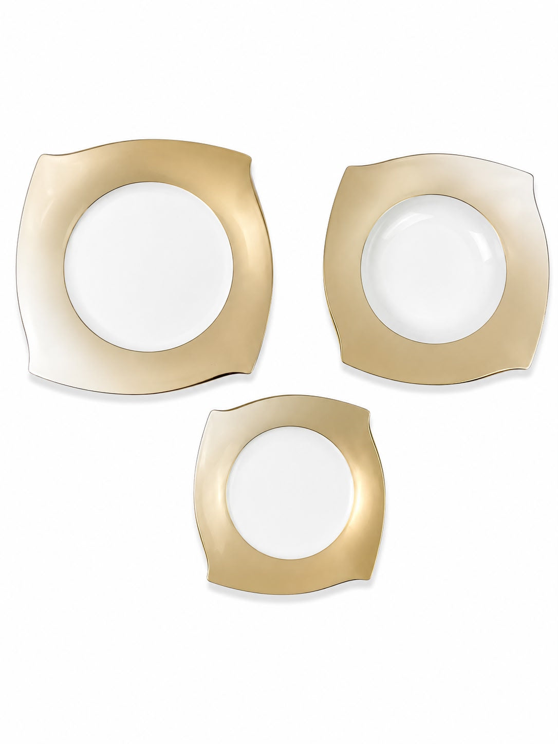 Servizio di Piatti 12 Posti in Porcellana Bone China - Narumi