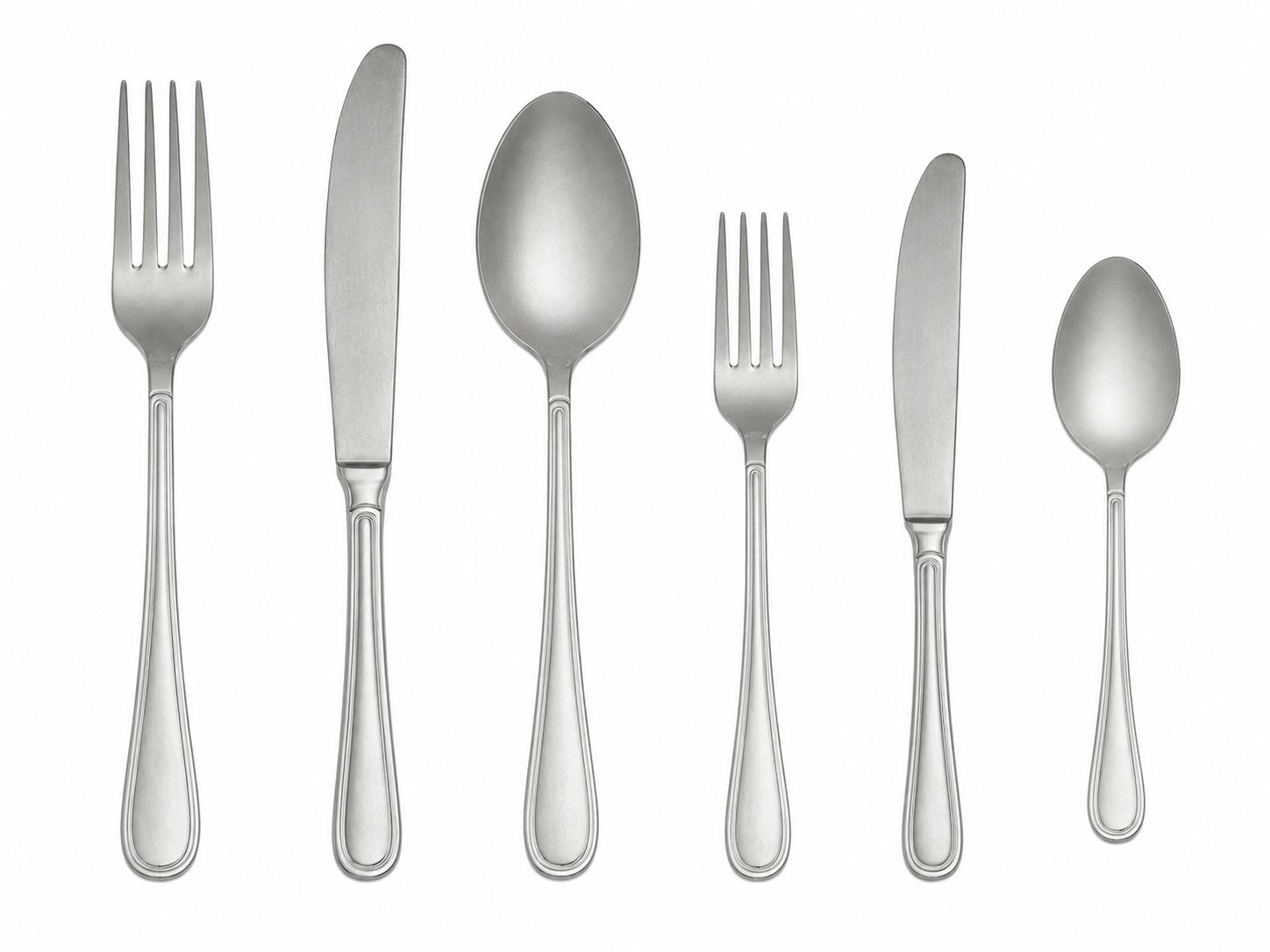 Set di 72 Posate "Norma Peltro" in Acciaio Inox - Mepra