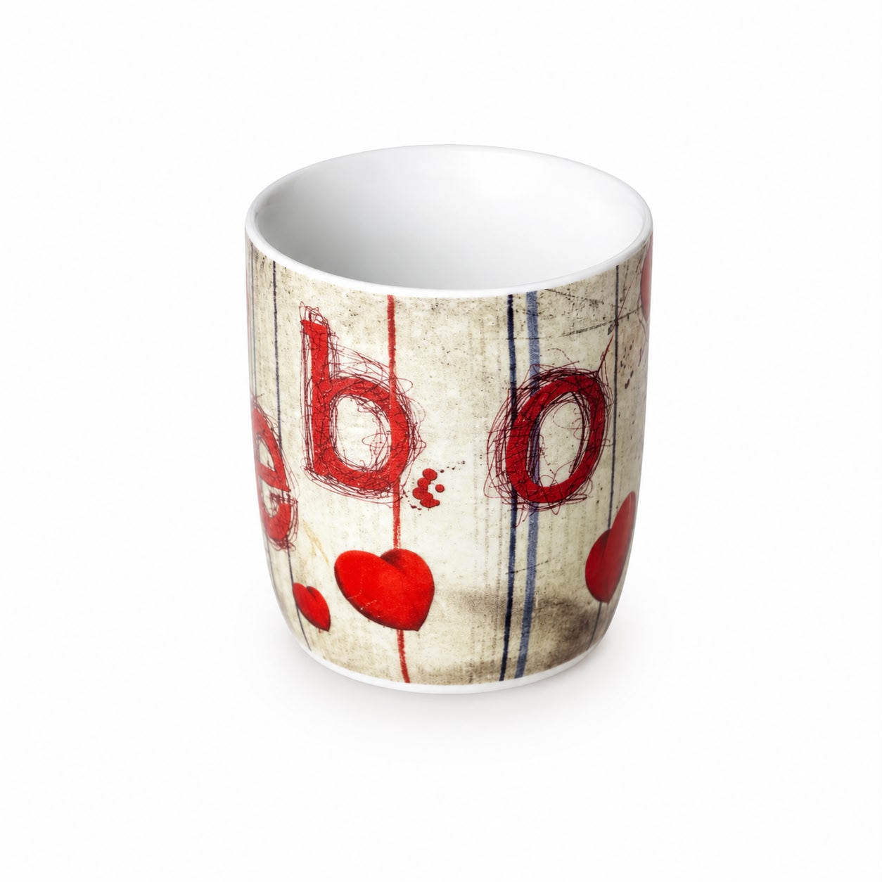Tazza in Porcellana con Grafiche Colorate 8 cm - Linea Egan