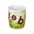 Tazza in Porcellana con Grafiche Colorate 8 cm - Linea Egan