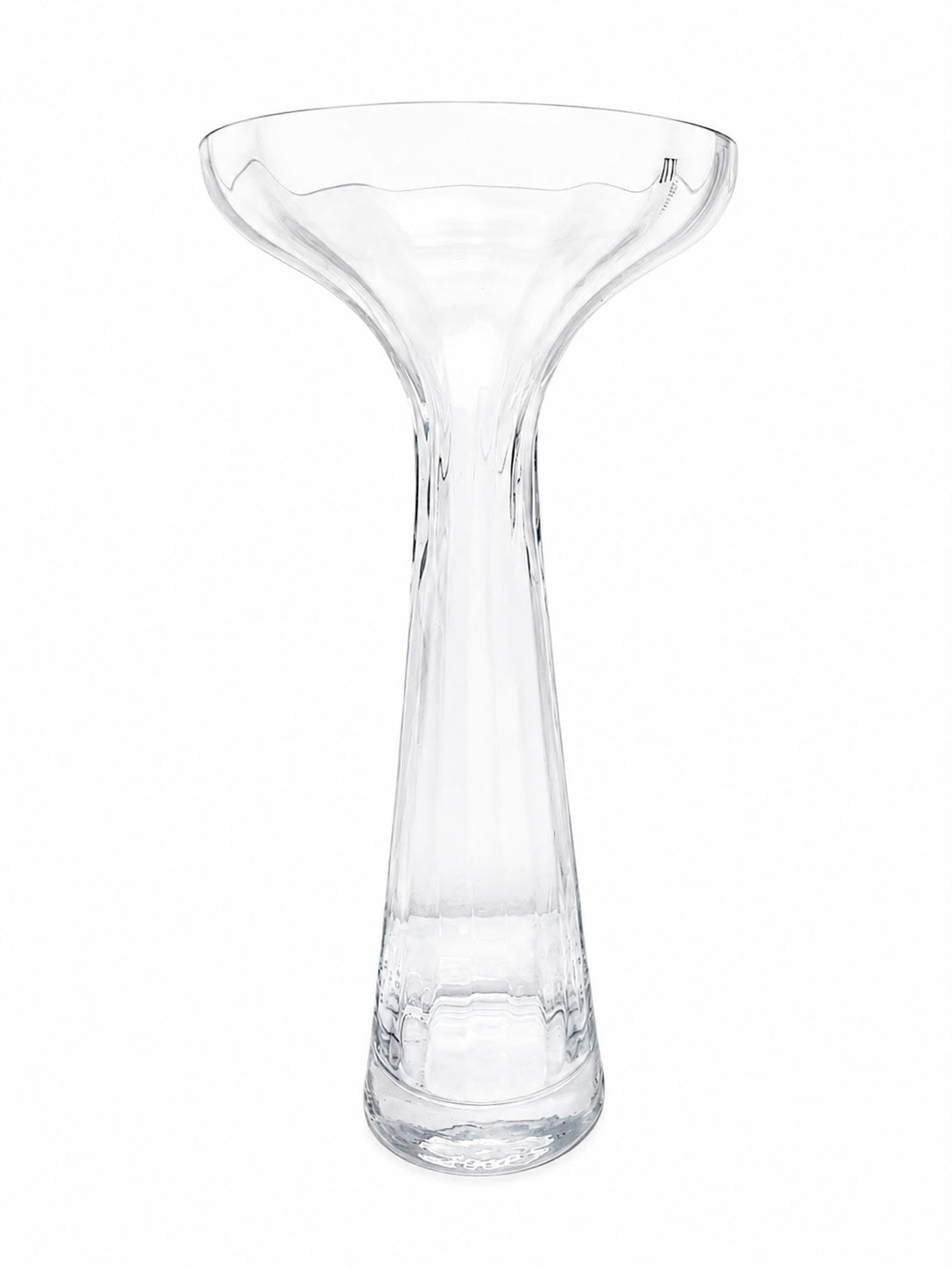 Vaso in Vetro con Base Stretta e Apertura Ampia 47 h cm  - IIV