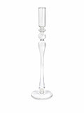 Candelabro in Vetro Trasparente 38 h cm - Bruco