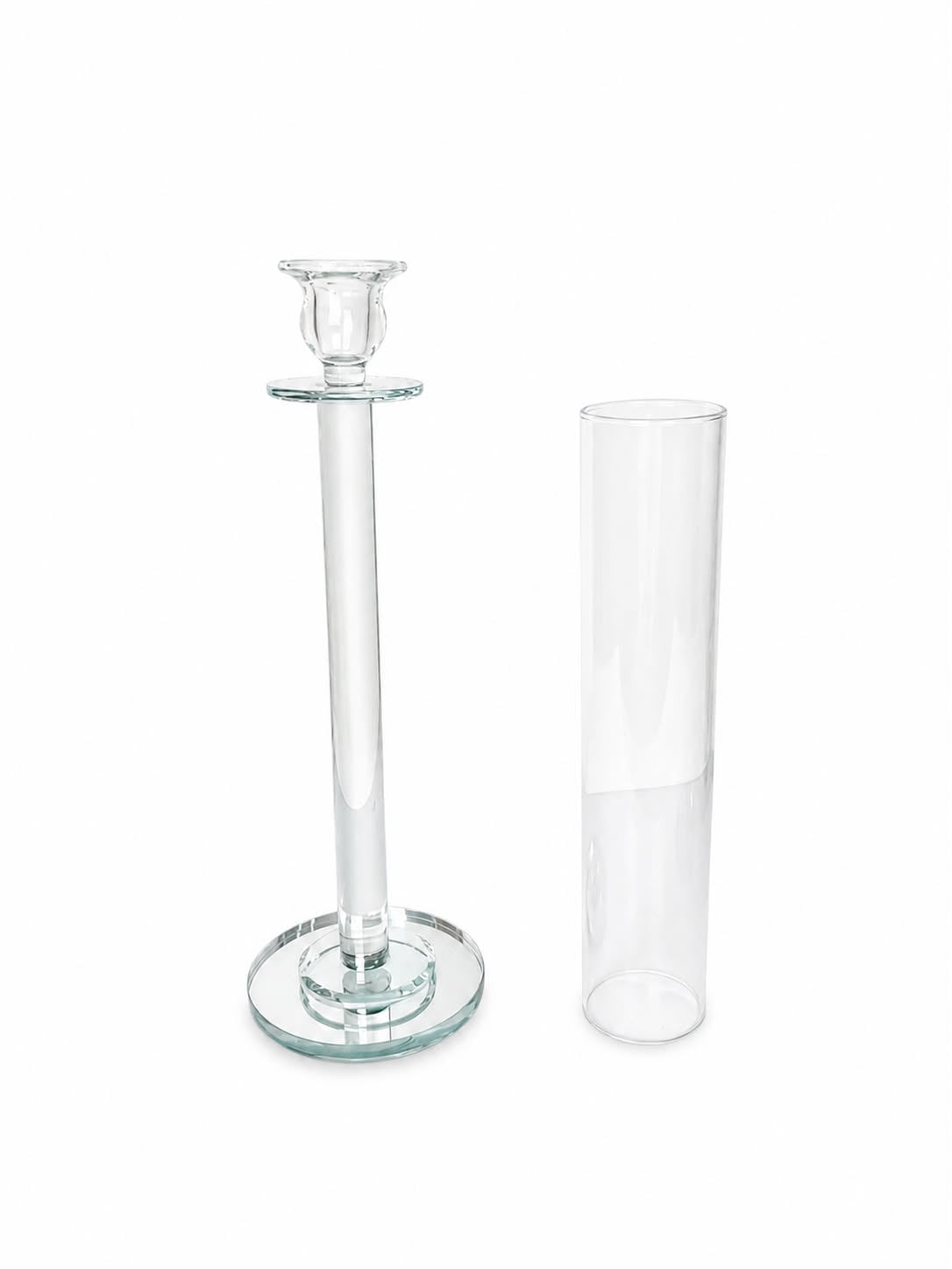 Candelabro Alto in Vetro 60 h cm - Belda