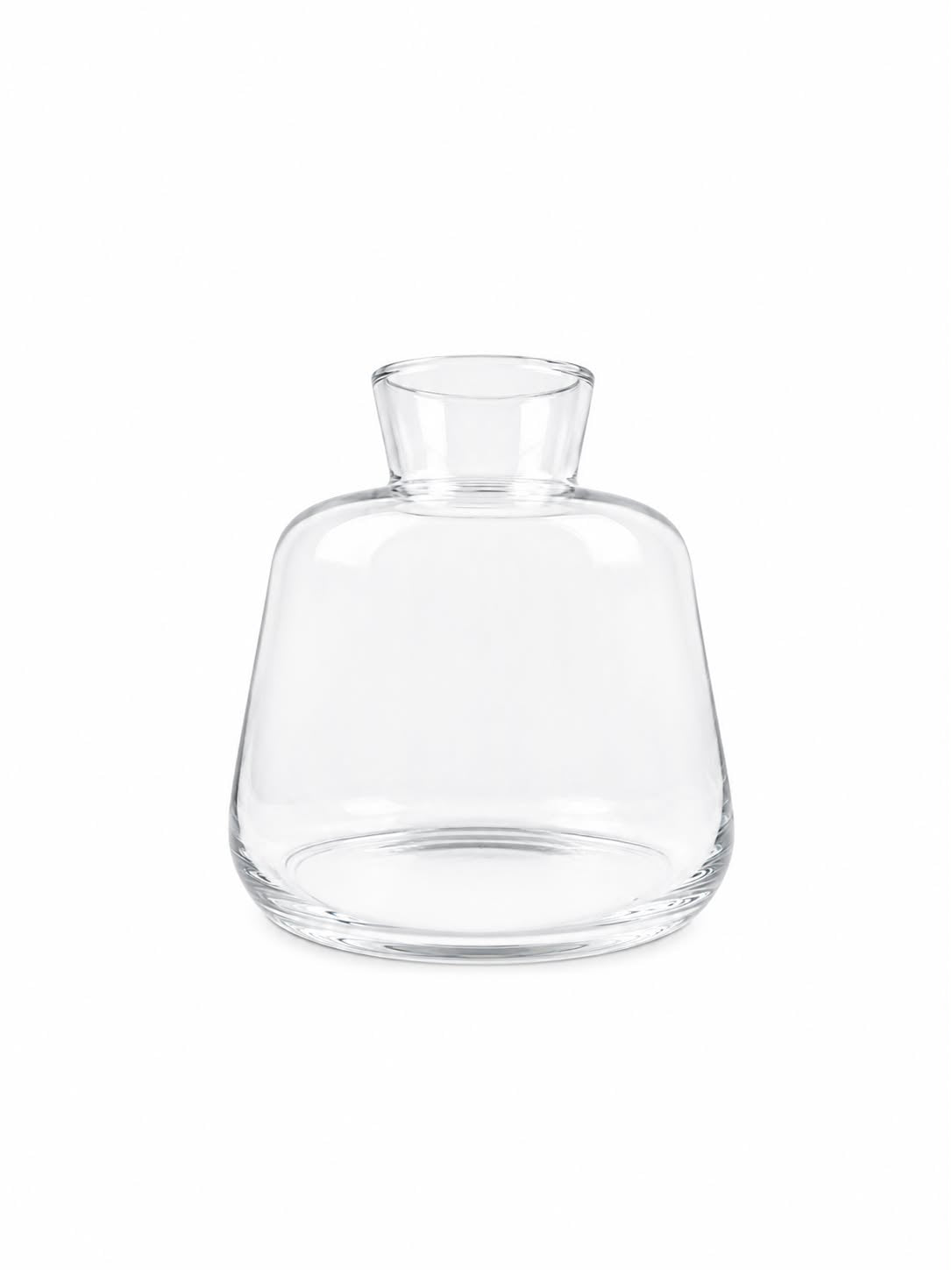Vaso in Vetro Trasparente Resistente  Altezza 20 cm – Fiori di Lena