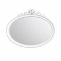Specchio Ovale con Cornice Shabby Chic 75 cm- L'Arte di Nacchi