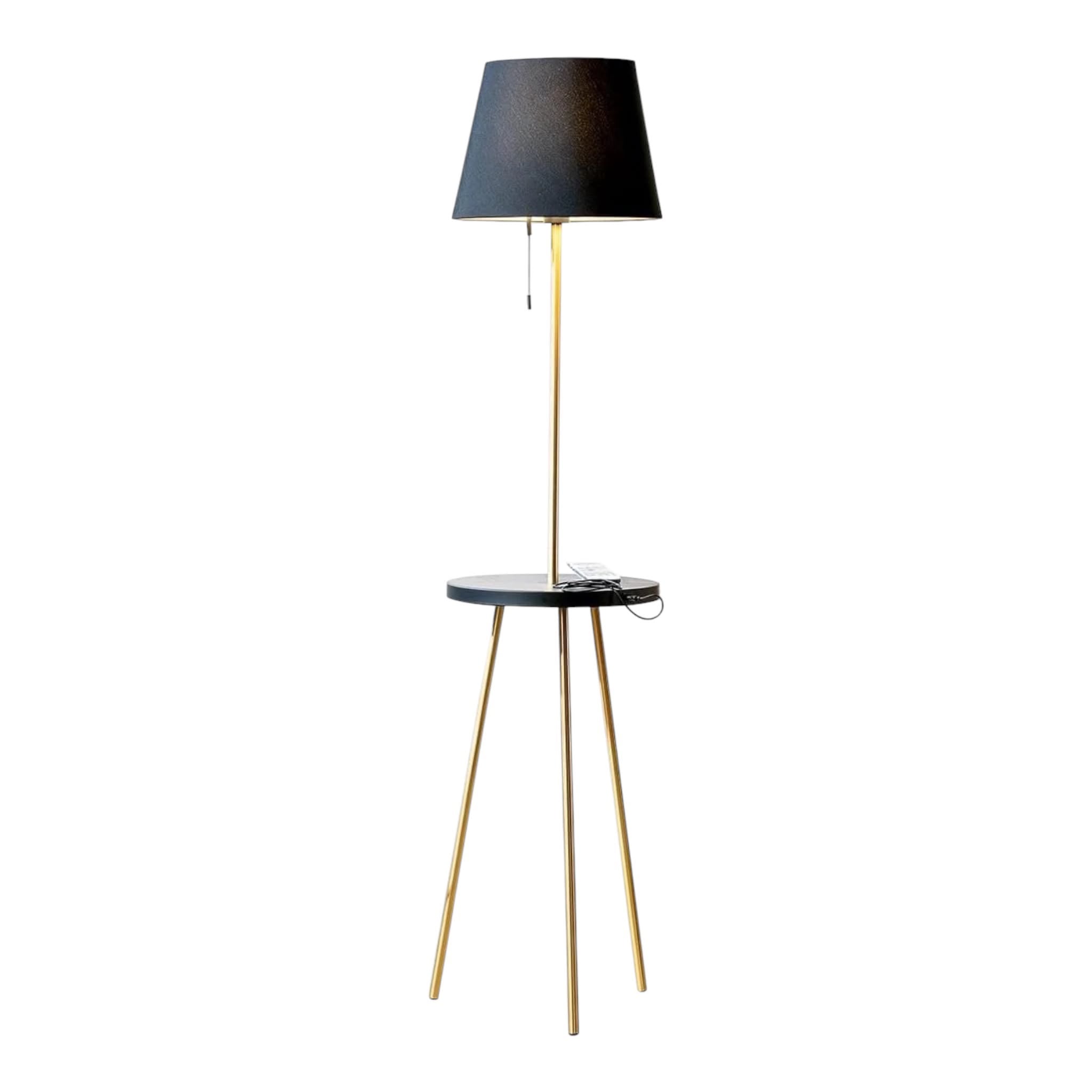 Lampada da Terra con Ripiano Tondo 159 h cm - Gilde
