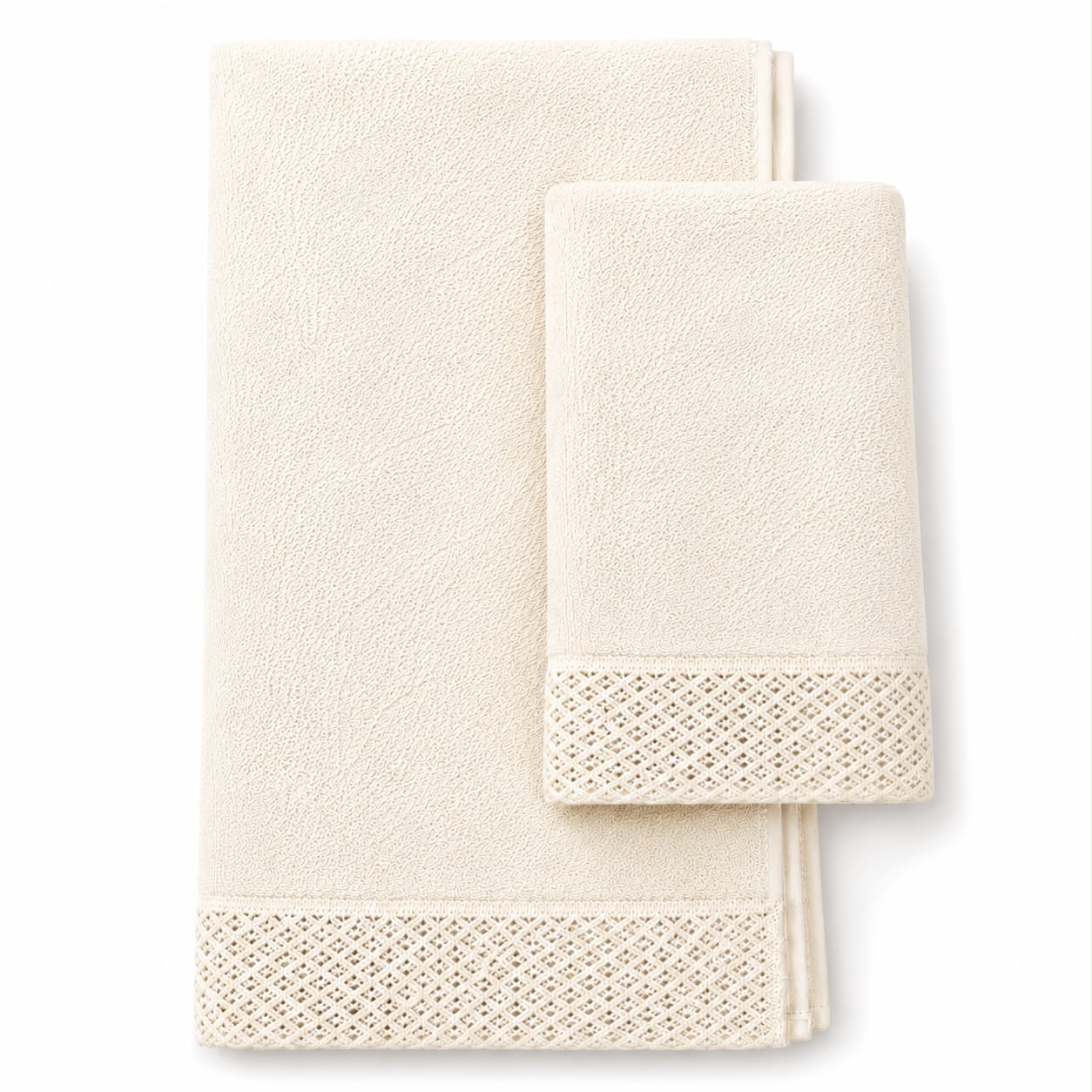 Set Asciugamani in Spugna 100% Cotone - Blanc Mariclò