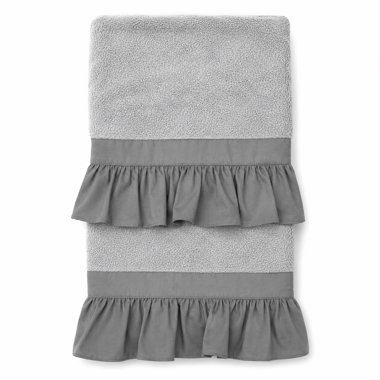 Set Asciugamani in Spugna con Balza Elegante - Blanc Mariclò