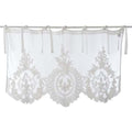 Set di Due Mantovane in Cotone con Ricamo Artigianale