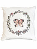 Cuscino Decorativo con Farfalla in Cotone 40x40 cm - Clayre & Eef