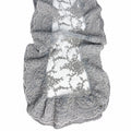 Runner in Cotone Fumo con Pizzo Corinzio 35x90 cm - Chez Moi