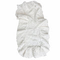 Runner in Cotone Naturale con Pizzo Corinzio e Volant 40x90 cm - Chez Moi