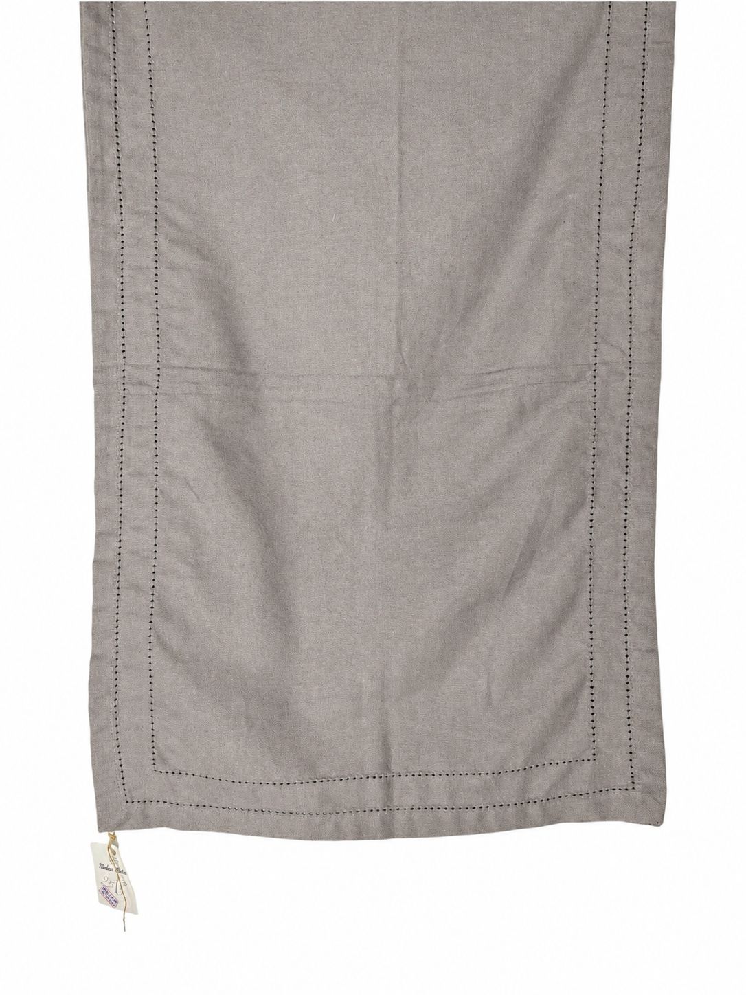 Runner in Cotone Tortora Blanc Mariclo 40x140 cm - Blanc Mariclo