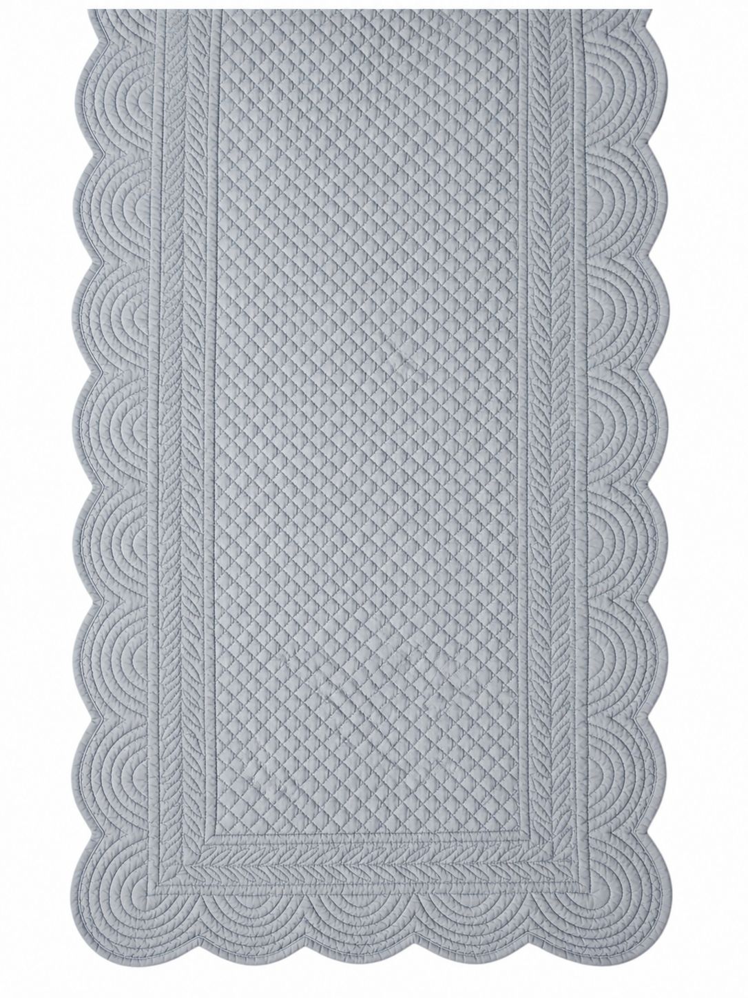 Runner in Tessuto Trapuntato Grigio 45x140 cm - Blanc Mariclo
