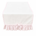 Runner Shabby Chic Rosa con Fiocco e Gala 40x140 cm - In Art