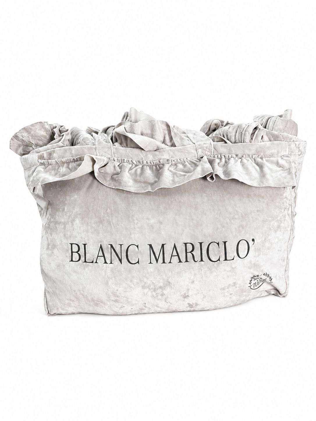 Set Trapunta Matrimoniale 260x260 cm  in Velluto Grigio con Guanciali - Blanc MariClo’