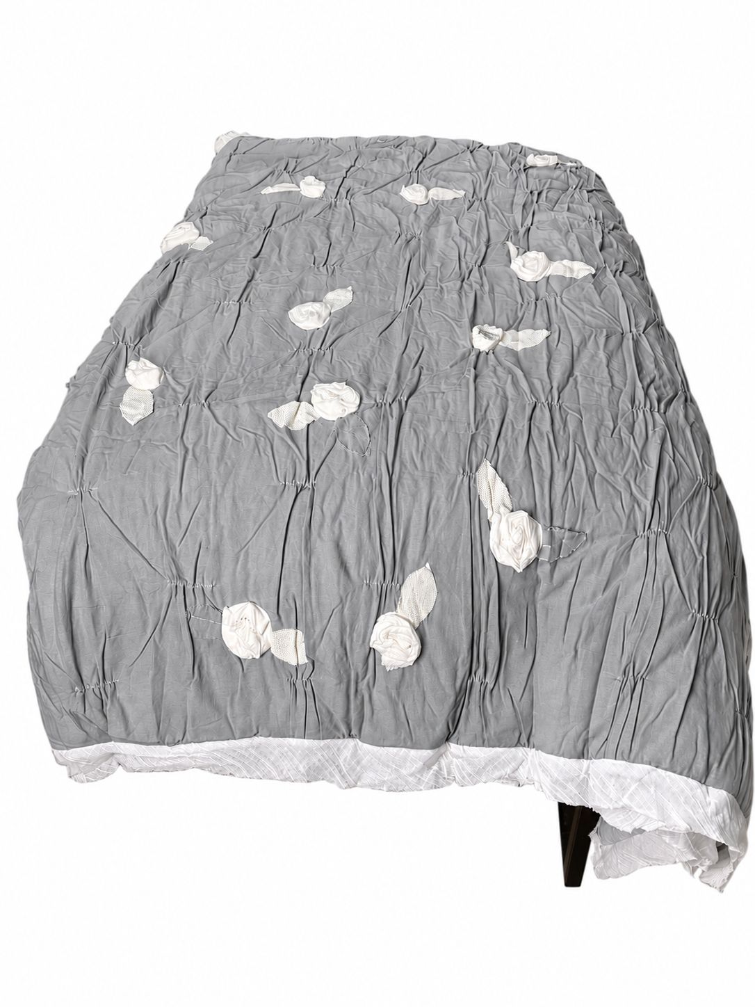 Trapuntino Soffice con Fiori 240x260 cm - Blanc Mariclò
