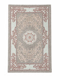 Tappeto Antiscivolo in Cotone con Inserti in Velluto 55x110 cm - Coccole di Casa