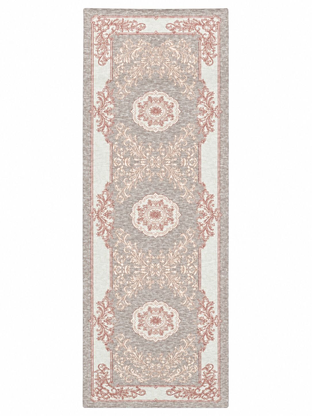Tappeto Antiscivolo in Cotone con Inserti in Velluto 56x180 cm - Coccole di Casa