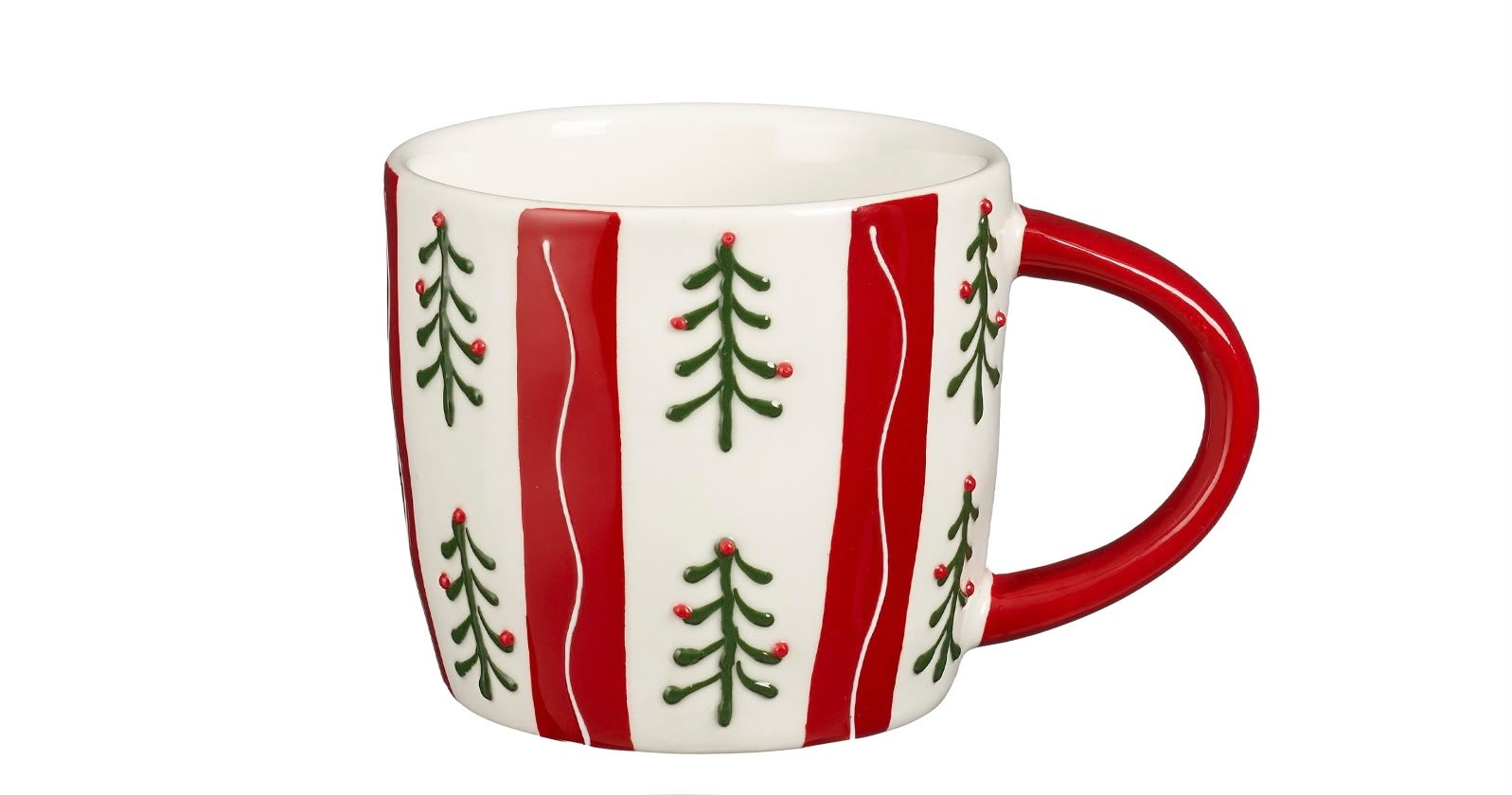 Tazza in Ceramica con Decorazioni Natalizie 9 h cm - Edelman