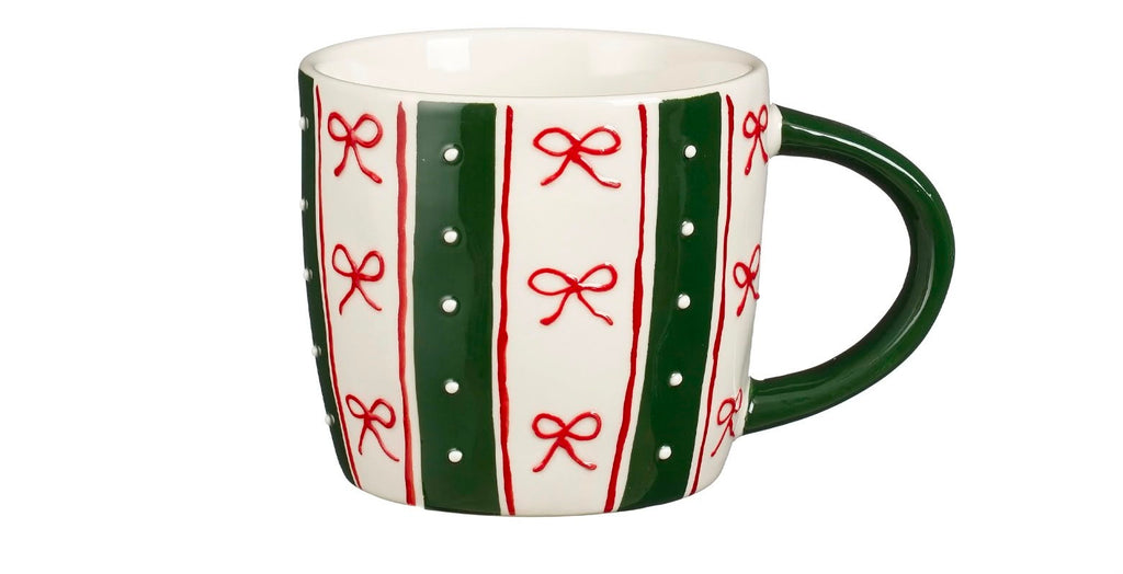 Tazza in Ceramica con Decorazioni Natalizie 9 h cm - Edelman