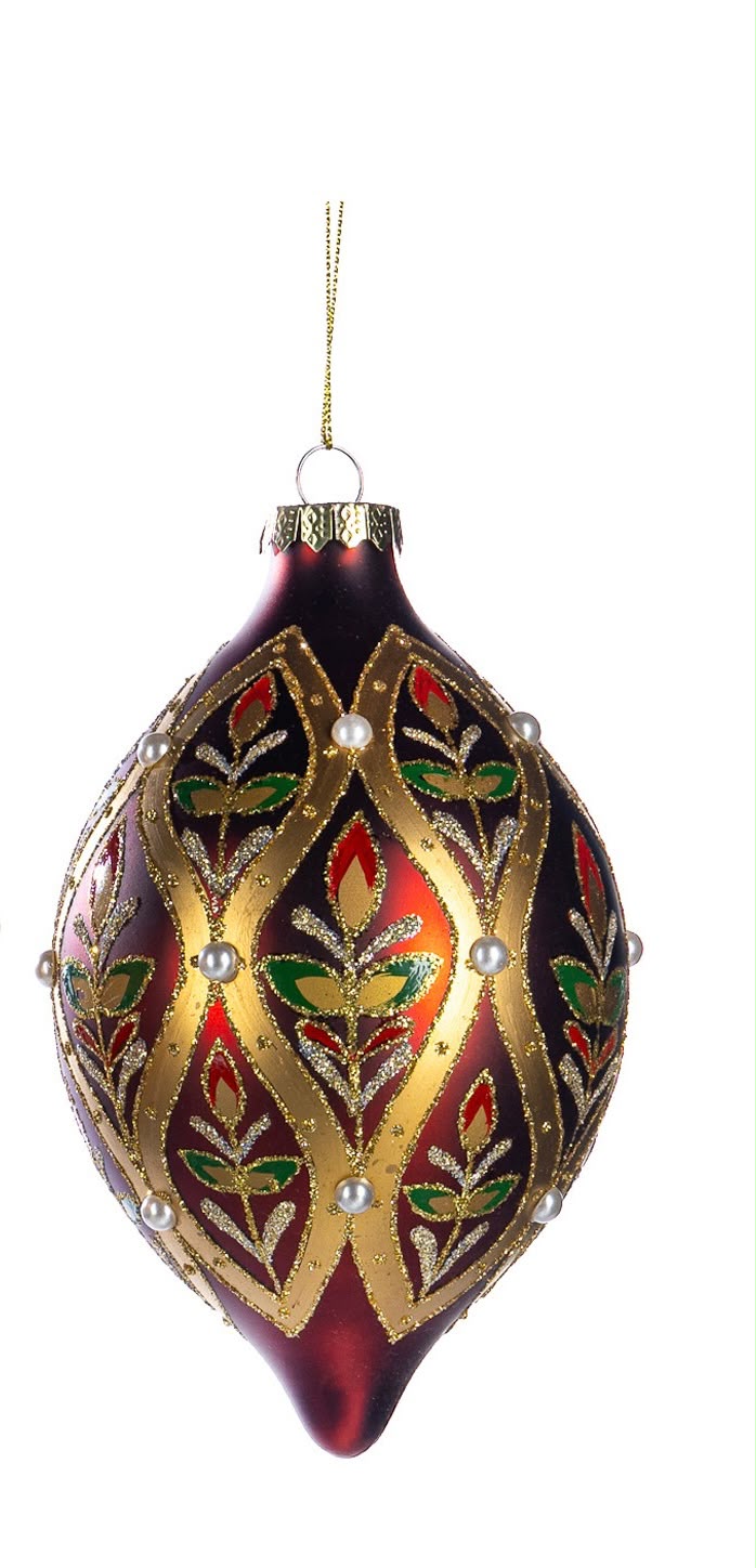 Decorazione in Vetro Perlato 12 cm - Goodwill