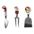 Set Coltelli Formaggio Christmas in Vetro e Inox - Brandani