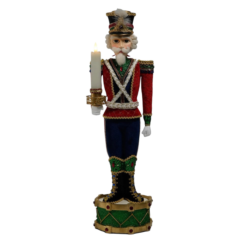 Toy Soldier Candle Holder 48 cm - Katherine's Collection
