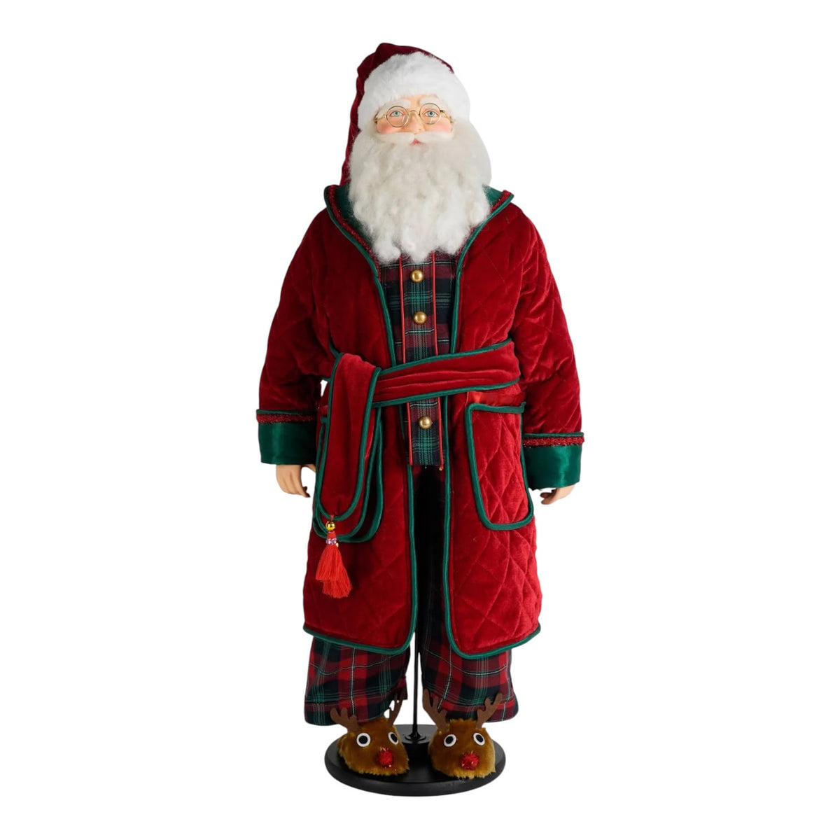 Merry and Magnificent Santa in PJs 87 cm - Katherine's Colection