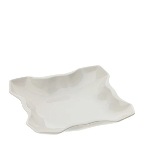 Piatto Quadrato in Porcellana Bianca 18x18 cm - Hervit