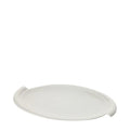Piatto Ovale in Porcellana Bianca 30x18x2.5 cm - Hervit