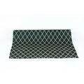 Runner in Velluto Verde con Disegno Glitter Oro 150x45 cm - Fiori di Lena