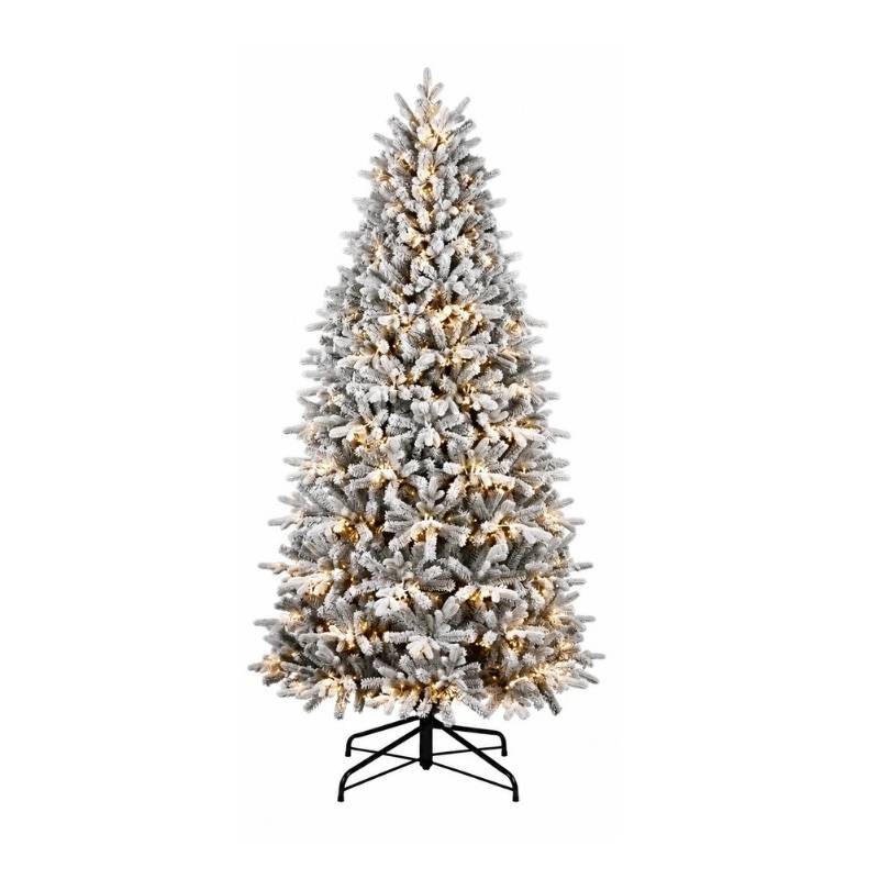 Albero Paris Innevato con 2200 Led 180 h cm - Flora