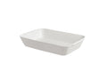 Teglia Rettangolare Stondata con Manici 22x35 cm - La Porcellana Bianca