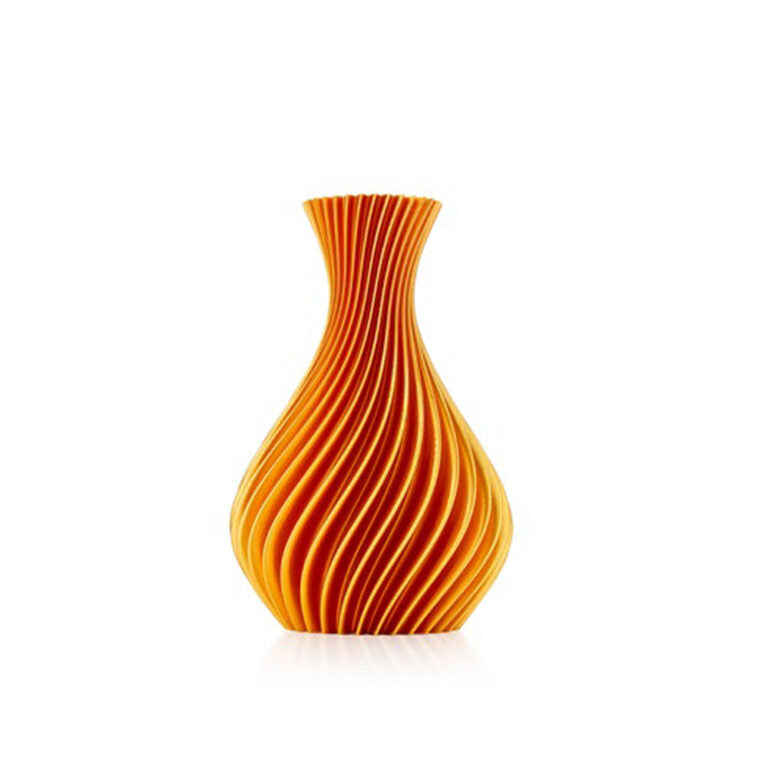 Vaso in Polimero con Effetto Plissettato 25 h cm - Madrhelen