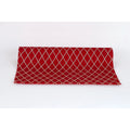 Runner in Velluto Rosso con Disegno Glitter Oro 150x45 cm - Fiori di Lena