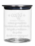 Barattolo Caffè in Vetro con Tappo in Metallo 10x12 h cm - Brandani