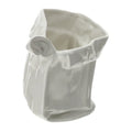 Vaso Cartoccio in Porcellana Bianca 25 cm - Hervit