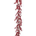 Tralcio Bacche Rosse Realistiche con Brina 180 cm - Edelman
