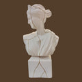 Busto di Diana in Porcellana con Crepe Oro 30 cm - Porcellane Sbordone