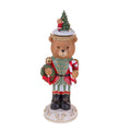 Carillon Orsetto Natalizio in Resina 37 cm - Brandani