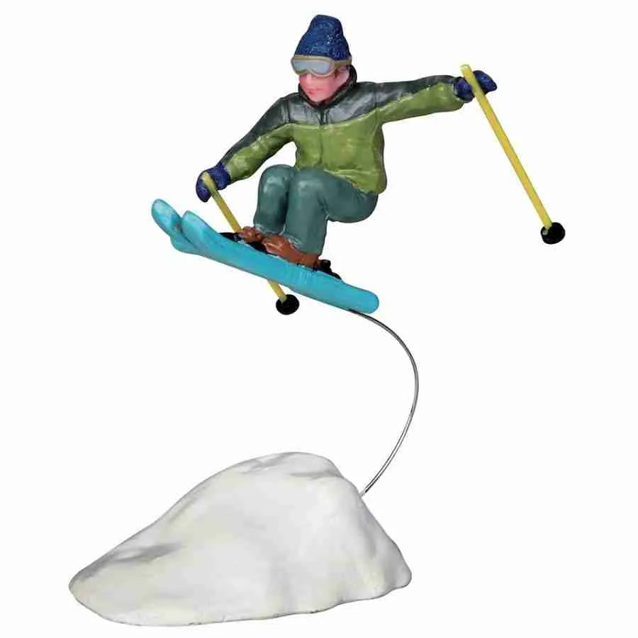 Statuina "Sciatore Acrobatica sullo Snowboard" 10 h cm - Lemax