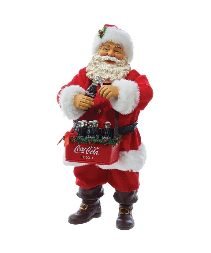 Babbo Natale che Apre la Coca Cola  27 cm – Kurt Adlers