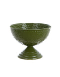 Coppa Centrotavola in Metallo Verde 15 h cm - Blanc Mariclò