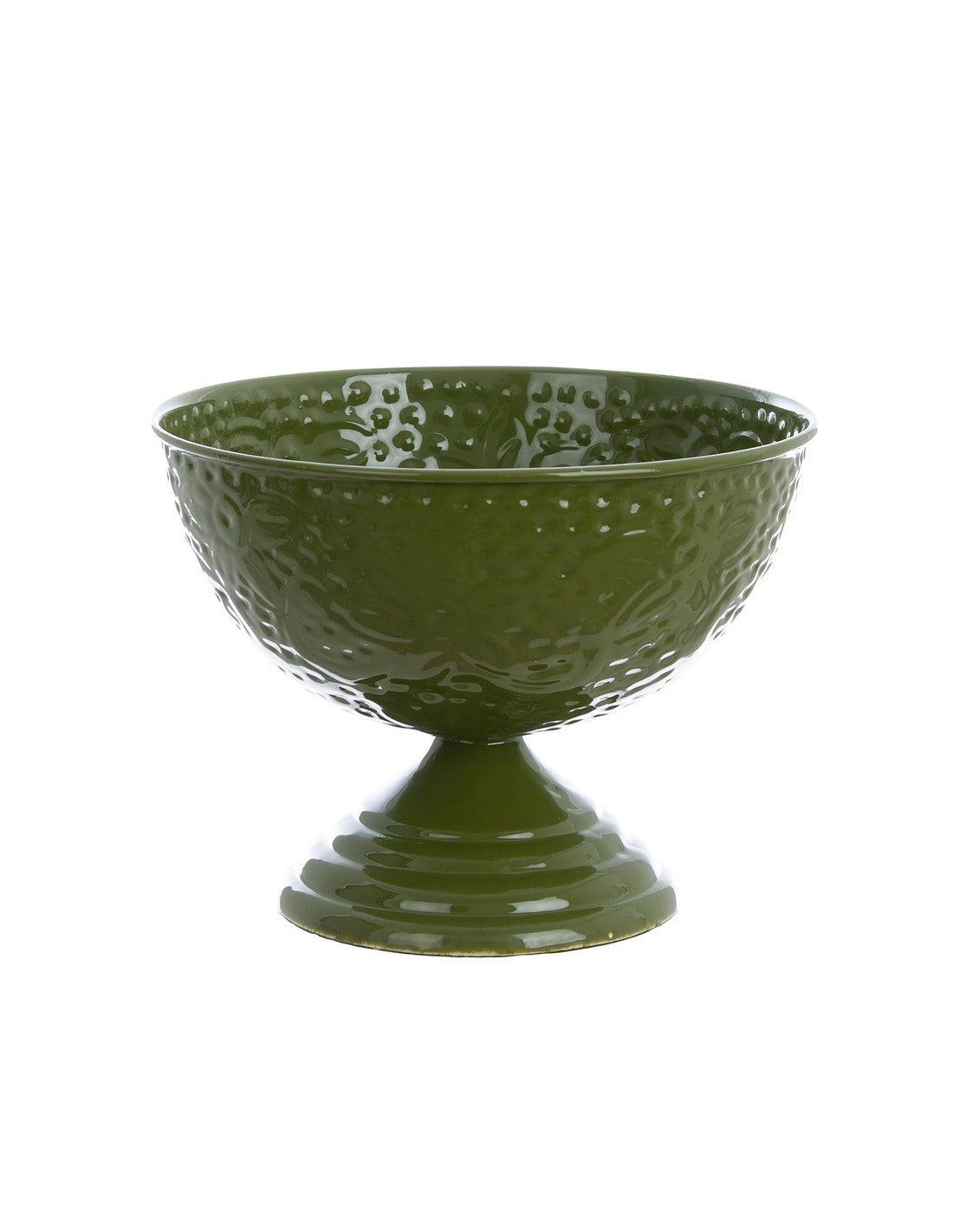 Coppa Centrotavola in Metallo Verde 15 h cm - Blanc Mariclò